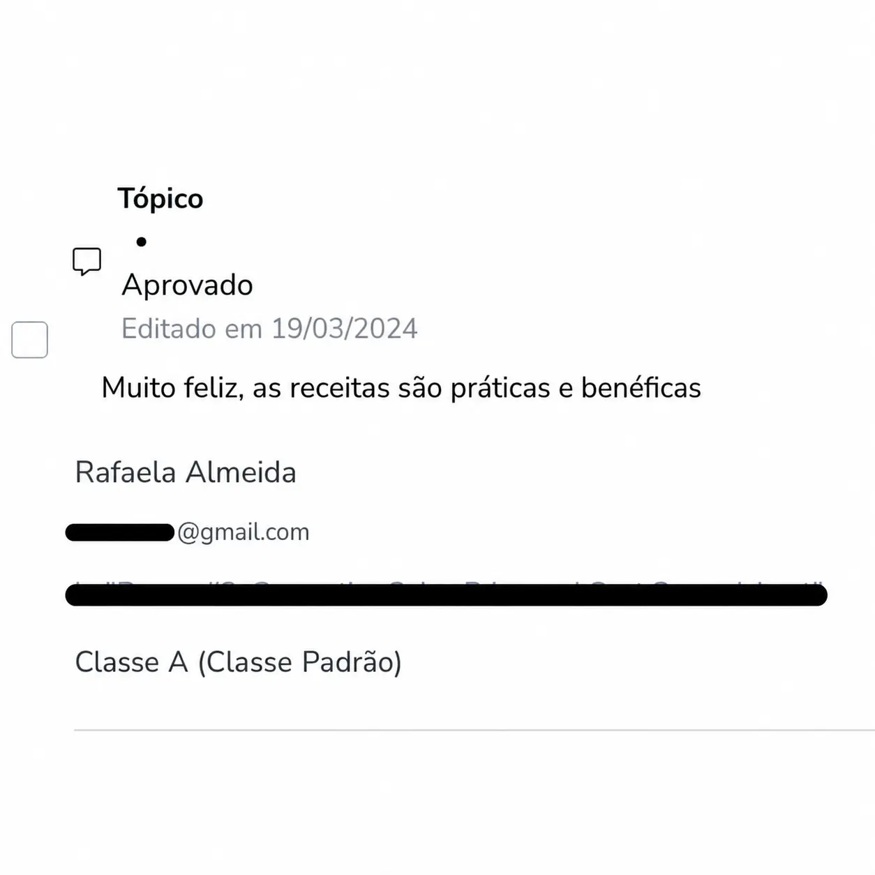 Depoimento Rafaela Almeida