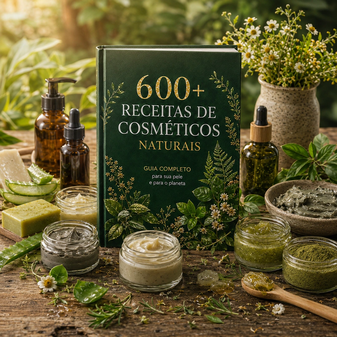 Pacote 600 Receitas Cosméticos Naturais